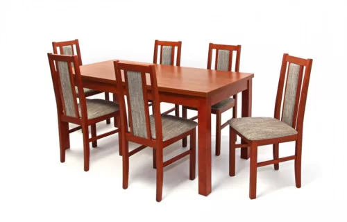 KUDA3 asztal 160-as Calvados + 6 db szék Calvados LEPU8